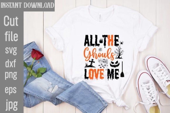 Download All the Ghouls Love Me SVG Cut File - Love me svg Collection