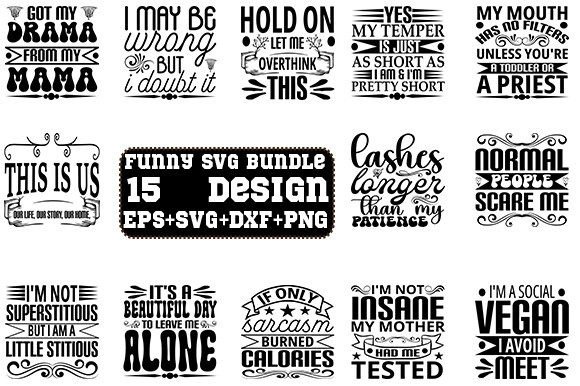 Download Funny SVG Bundle 15 Design - Funny svg bundle Collection