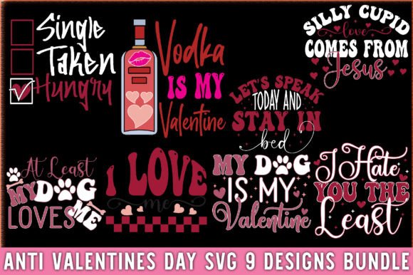 Download Anti Valentines Day Svg Designs Bundle - Valentines day svg designs Collection