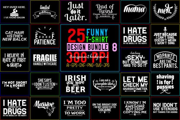 Download Funny SVG Bundle / T-Shirt Bundle - 08 - Funny svg bundle Collection