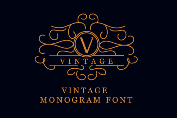 Download Vintage Monogram - Vintage monogram Collection
