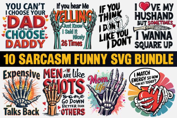 Download Sarcasm Funny SVG Bundle - Funny svg bundle Collection