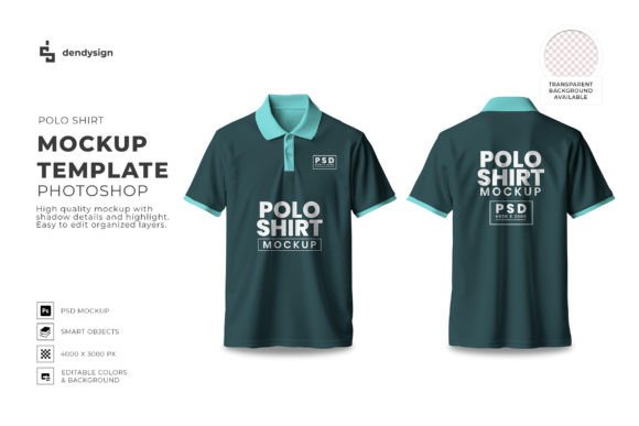 Download Polo Shirt Mockup Template Photoshop - Premium Resources
