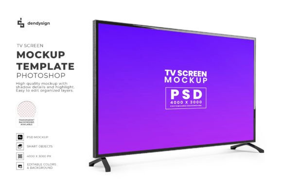 Download TV Screen Mockup Template Photoshop - Premium Resources