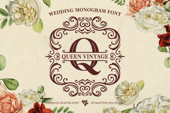 Download Queen Vintage Monogram - Vintage monogram Collection